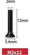Болт M2 x 12.0 мм (10 шт)